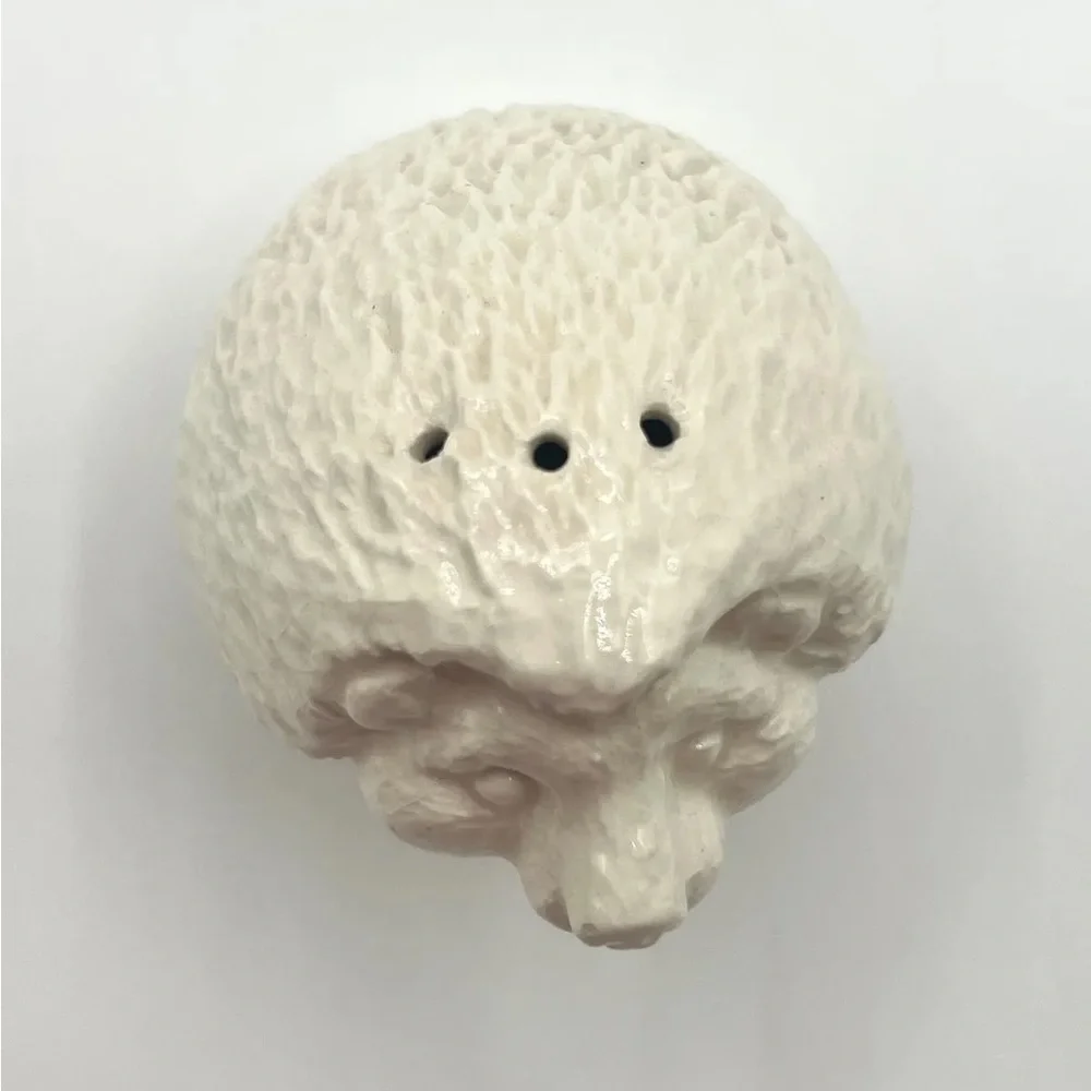 Cream Ceramic Hedgehog Salt or Pepper Shaker